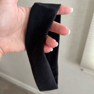 Black cotton headband